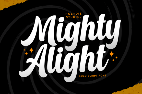 A Bold Script Font for Mighty Handmade Brands