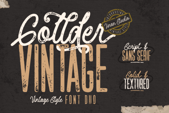 A Refined Vintage Font for Editorial Design