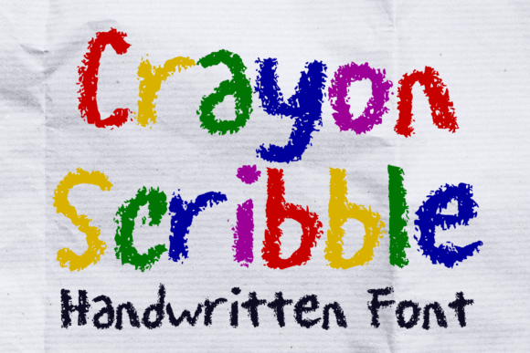 Crayon Scribble: A Playful Font for Brand Builders