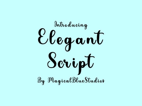 Elegant Script: A Display Font for Refined Editorial Moods