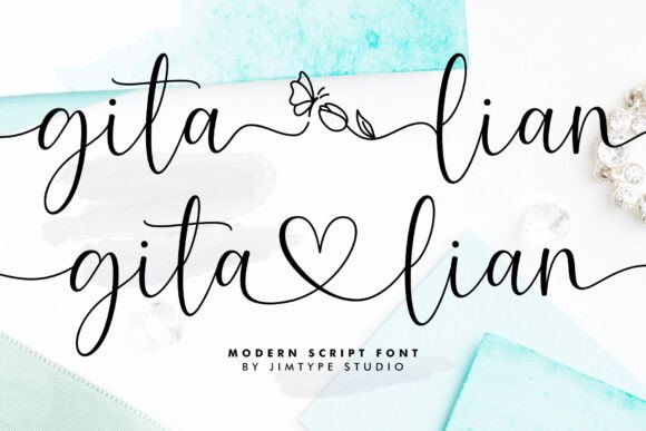 Gita Lian Font for Branding That Feels Personal