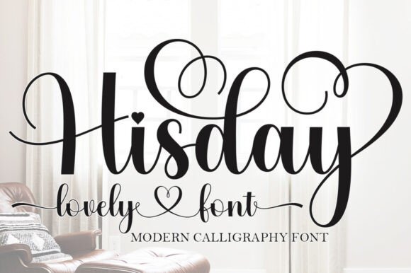 Hisday Script Font Brings Handcrafted Charm to Products