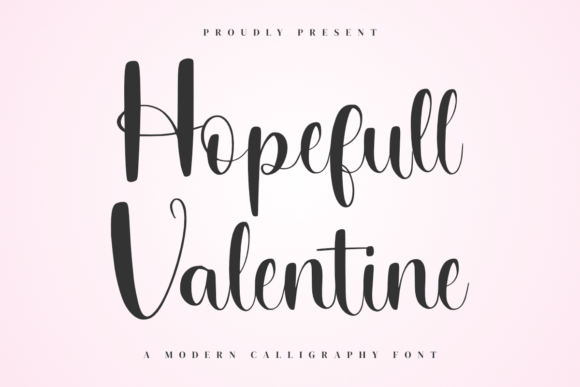 Hopefull Valentine: A Romantic Handwritten Font for Editorial Design