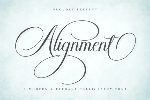 How the Alignment Script Font Elevates Campaign Visuals