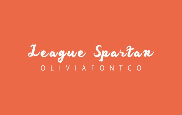 League Spartan Typeface: Romantic Handwriting for Your Brand