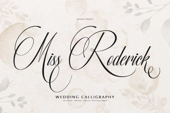 Make Your Brand Memorable with the Miss Roderick Script Font