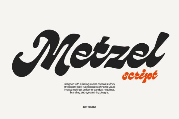 Metzel Script: A Sharp, Modern Brush with Retro Soul
