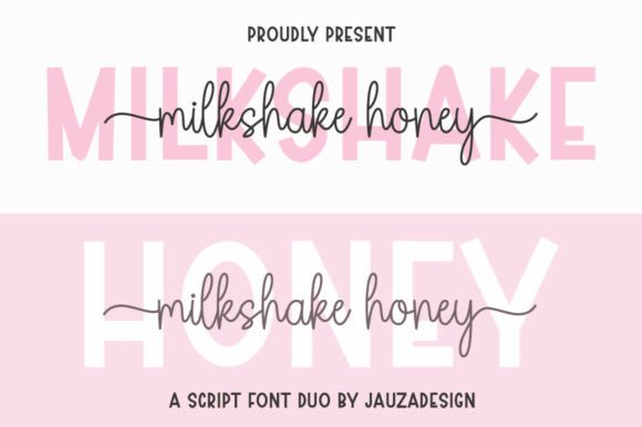 Milkshakehoney: The Handwritten Font Duo That Elevates Digital Designs