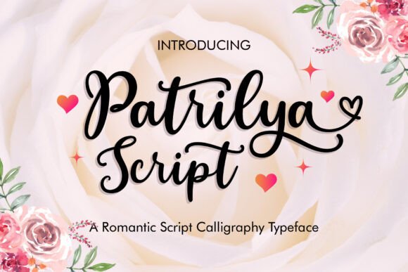 Patrilya Script: A Romantic Typeface for Editorial Design