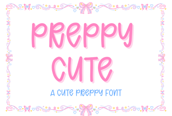 Preppy Cute Font: A Playful Typeface for Editorial Design