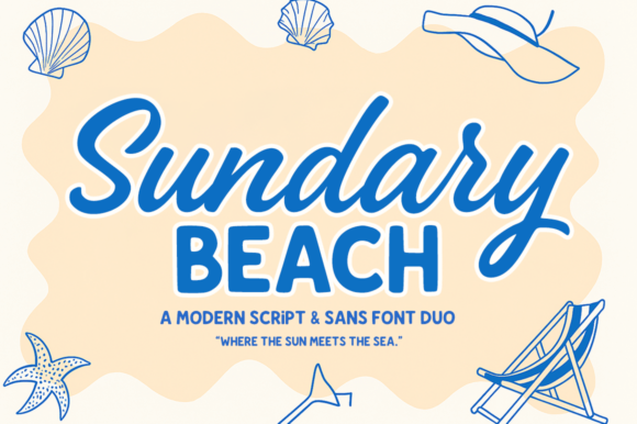 The Sundary Beach Duo Font for Web Designers
