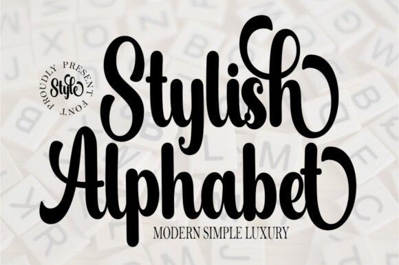 Using a Stylish Alphabet Font for Web Design