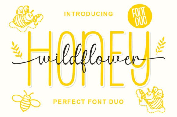Wild Flower Honey Duo Font: A Sweet Blend for Branding