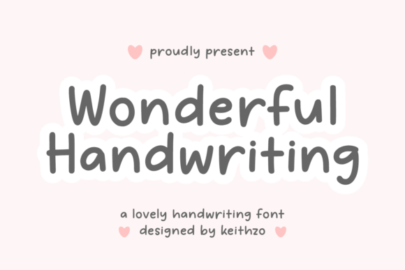 Wonderful Handwriting: A Maker’s Script Font